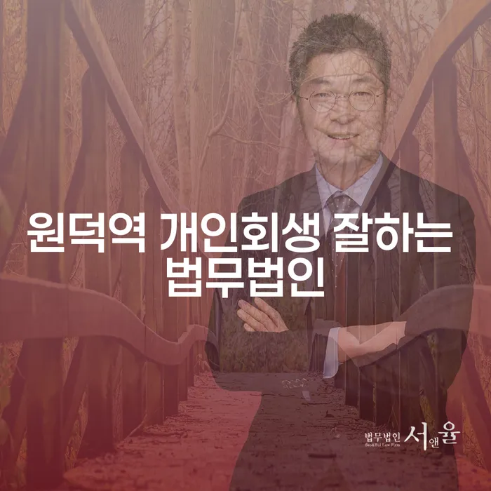 원덕역 개인회생 잘하는 법무법인